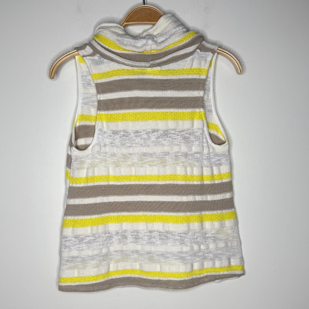 Dolan Left Coast Collection Sleeveless Striped Cowl Neck Knit Top‎ Sz M - Picture 2 of 7